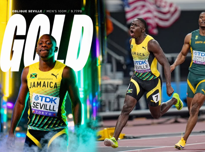 Jamaica Back on Top: Seville Wins 100m World Title in Personal Best 9.77s